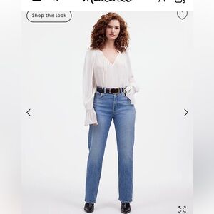 Madewell | Curvy 90s Straight Jeans